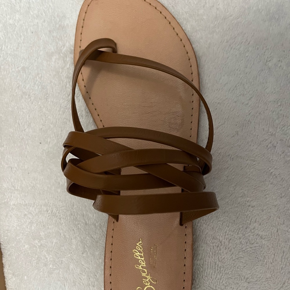 Seychelles Brown Strappy Sandals - Picture 2 of 4